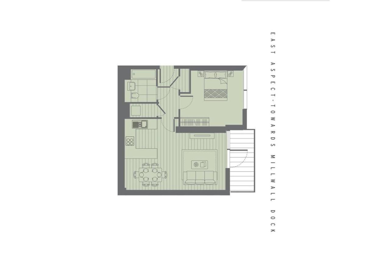 Apartmán Collection No9 Harbour Way Londýn Exteriér fotografie